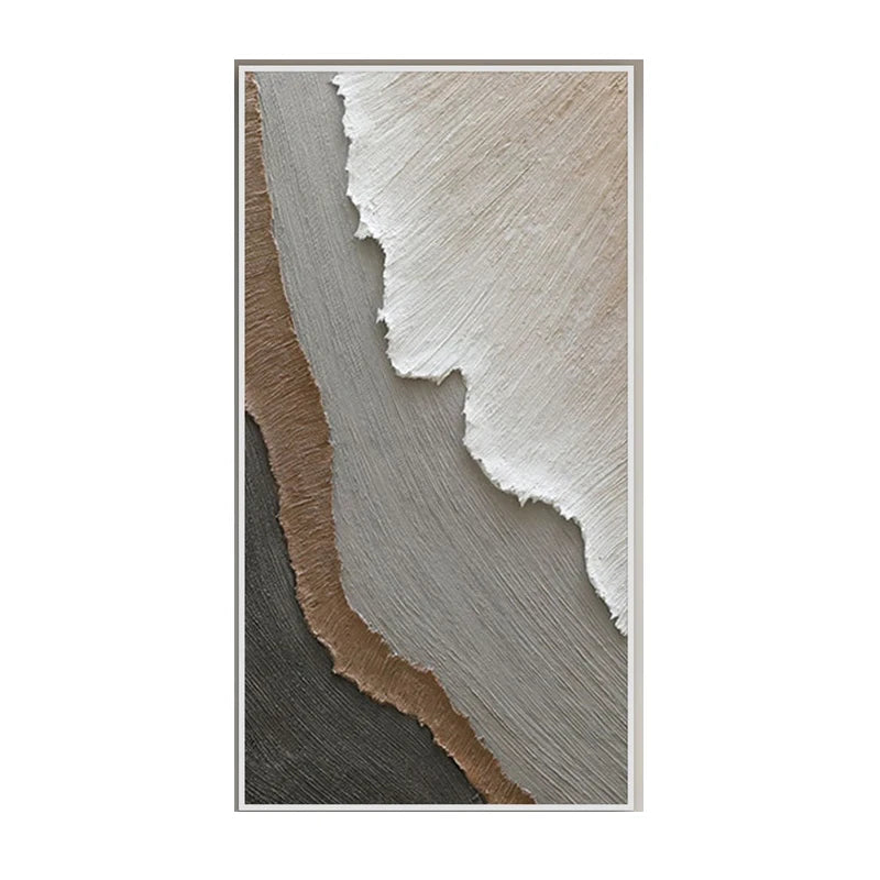 Arte de olas del océano 3D, pintura hecha a mano sobre lienzo, arte de pared con textura de fiesta, arte de pared wabi-sabi, decoración de habitación de moda para sala de estar