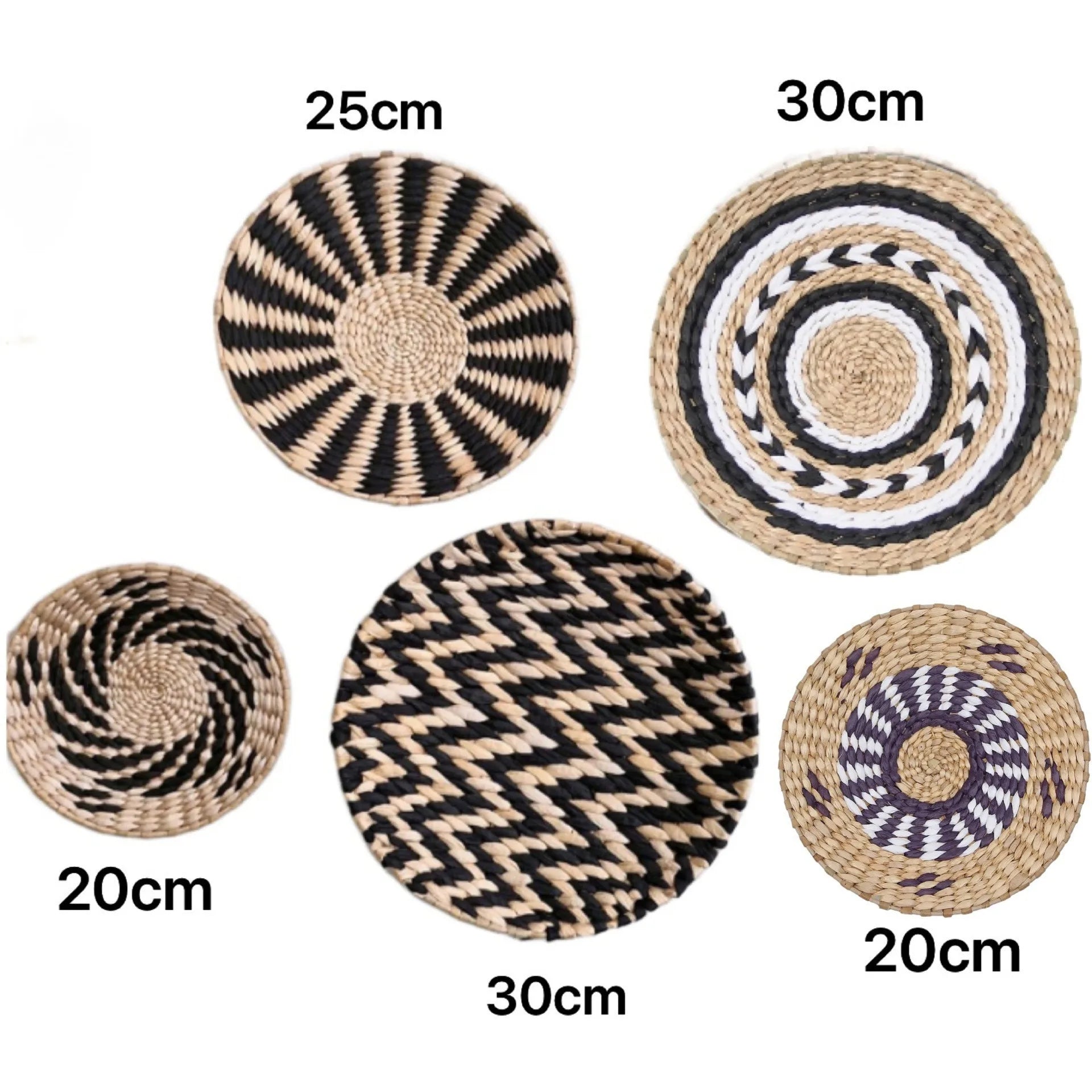 Decoración de Pared Boho de Paja, Arte de Pared Tejido con Borlas para Sala de Estar, Dormitorio, Decoración Bohemia Estética para el Hogar