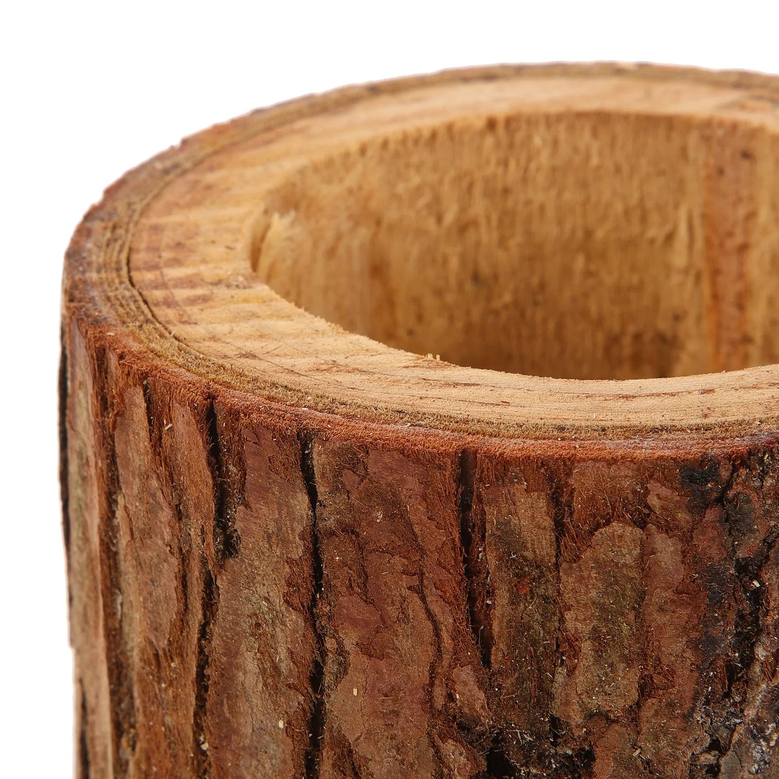 Maceta de madera natural para jardín, contenedor para plantar vegetales, decoración interior y exterior, maceta para bonsái, patio.