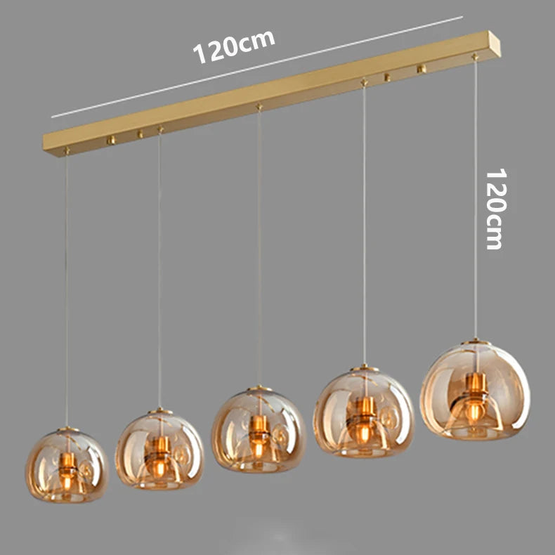 Luces led modernas para decoración del hogar, lámparas colgantes para sala de estar, candelabros para comedor, iluminación interior