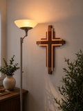 Cruz Decorativa de Madera Artesanal 60 × 40 cm | Origen VFE