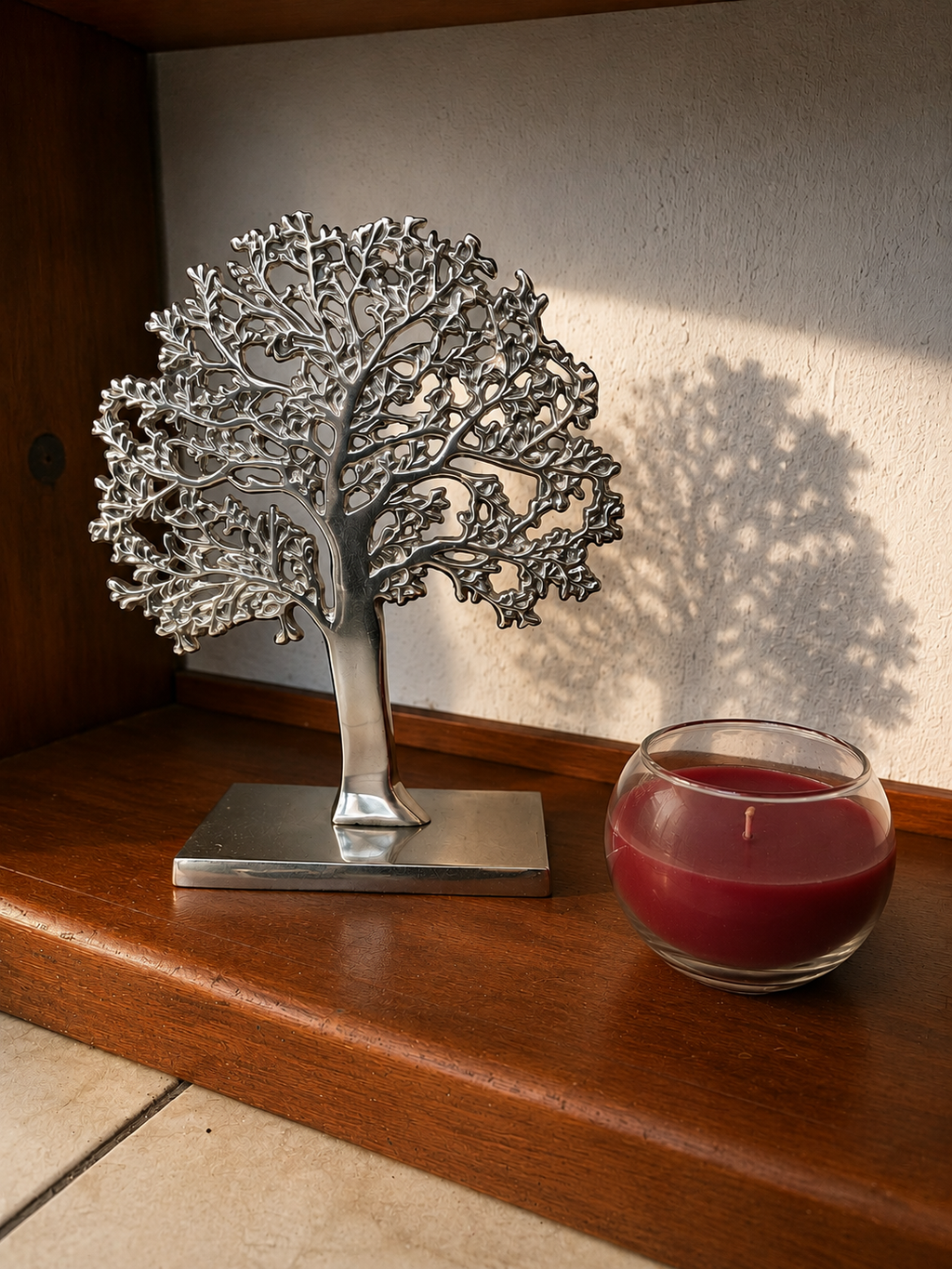 Vela Aromática Decorativa en Vaso de Cristal